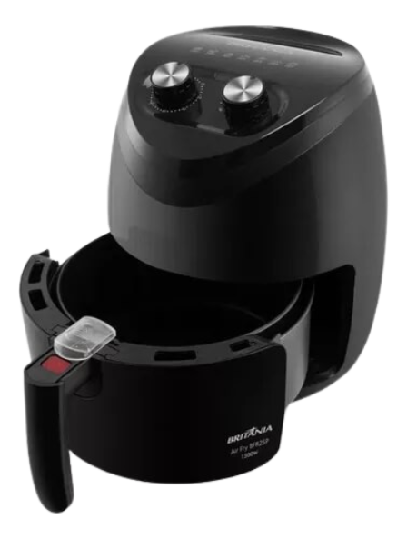 Análise Fritadeira Air fryer Britania 4l 1500w BFR25p: Todos os Prós e Contras 2 Fritadeira-air-fryer-britânia-bfr25p-4-litros-1500w